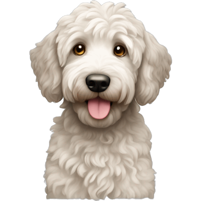 Merle goldendoodle emoji