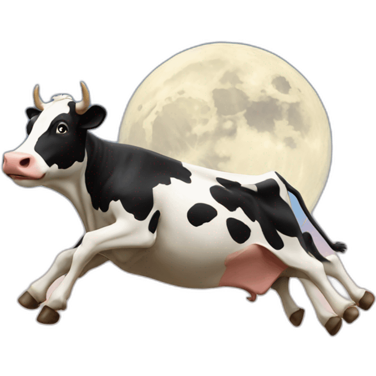 cow jumped over the moon emoji