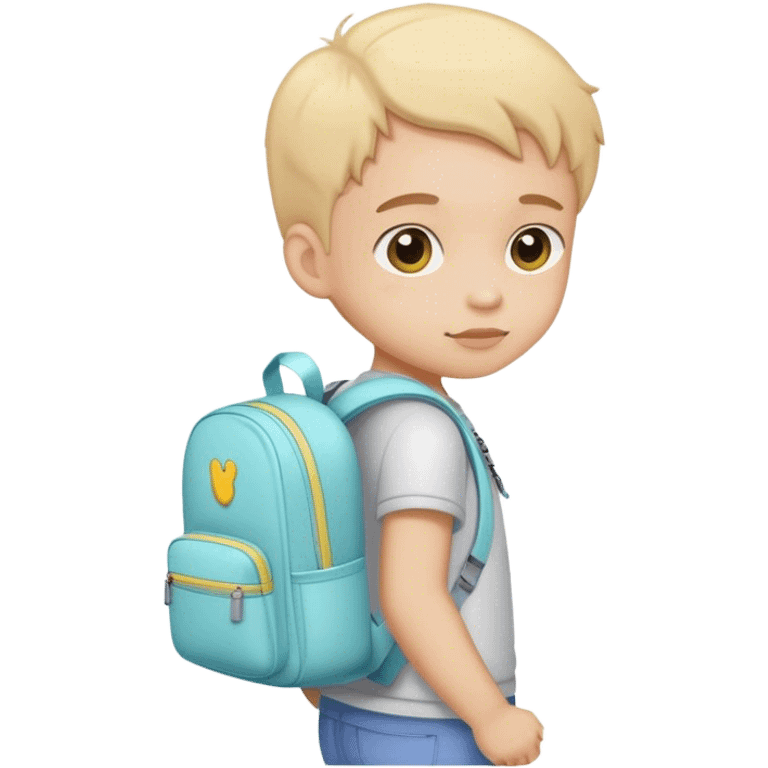 child with pastel backpack emoji