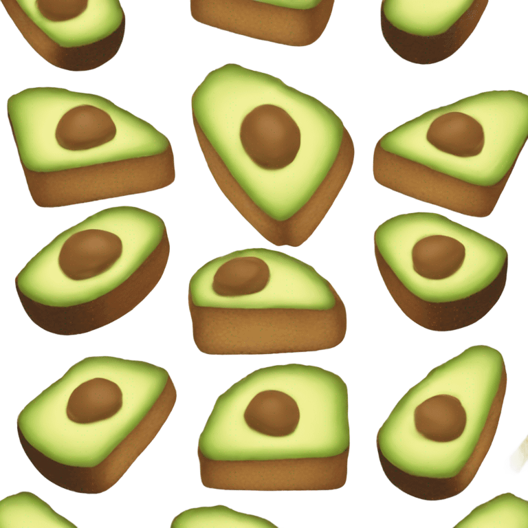 toast mit avocado emoji