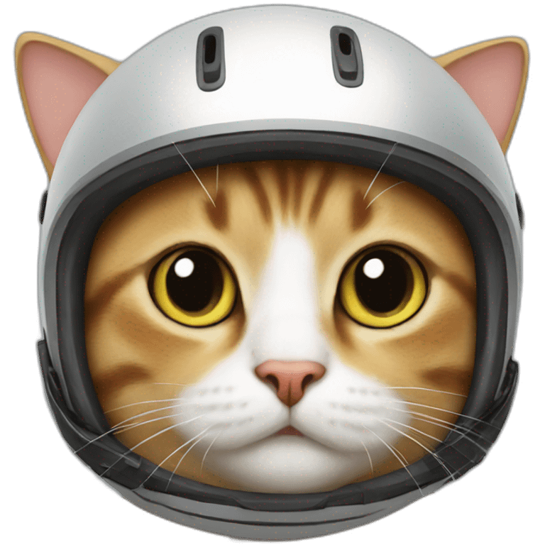 cat with helmet emoji