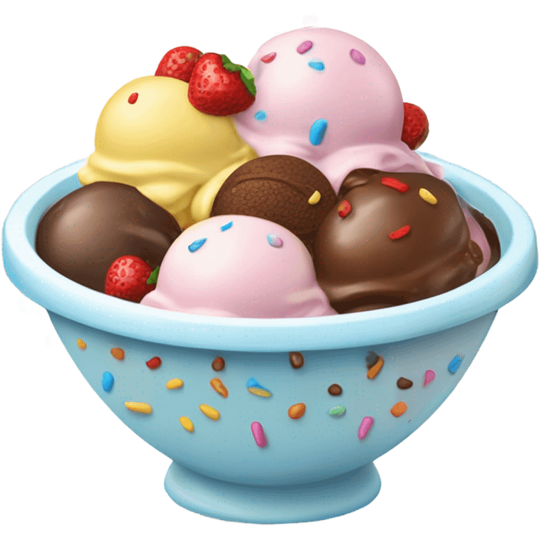 Bowl of ice cream  emoji