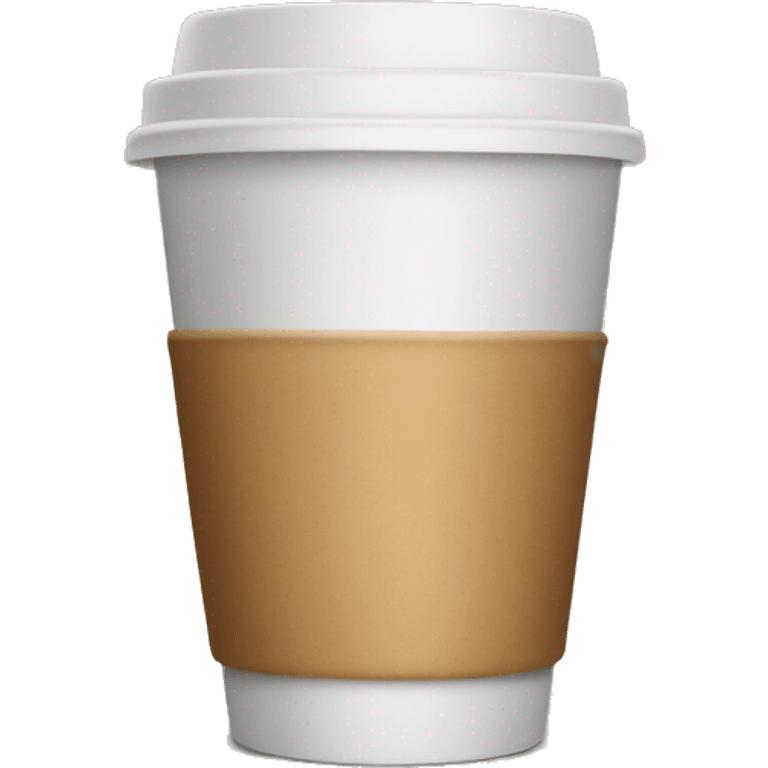 Disposable coffee cup emoji