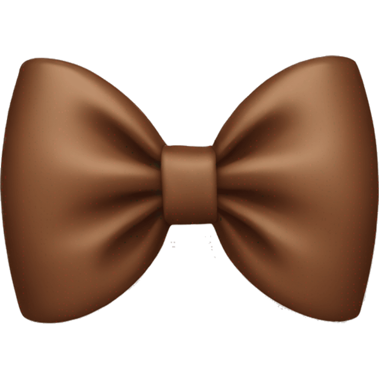 Brown bow emoji