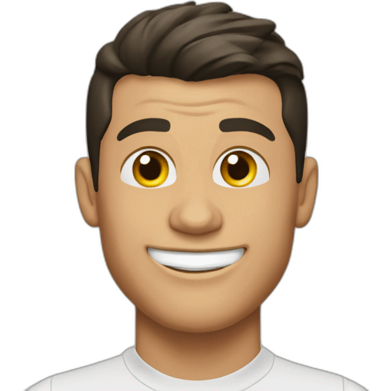 Cristiano ronaldo qui célèbre suiii emoji