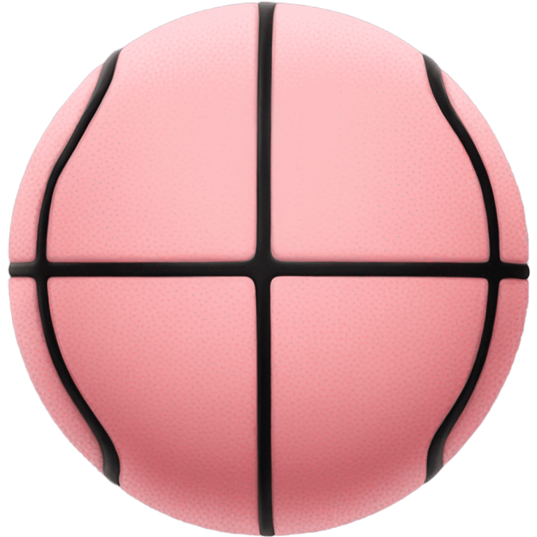 Baby pink basketball  emoji