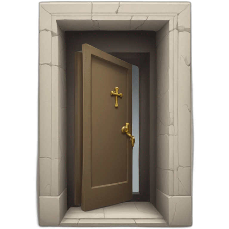 open door to the crypt emoji