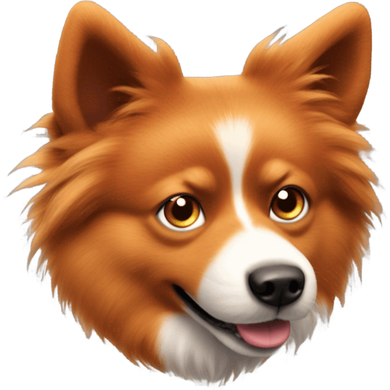 red spitz emoji