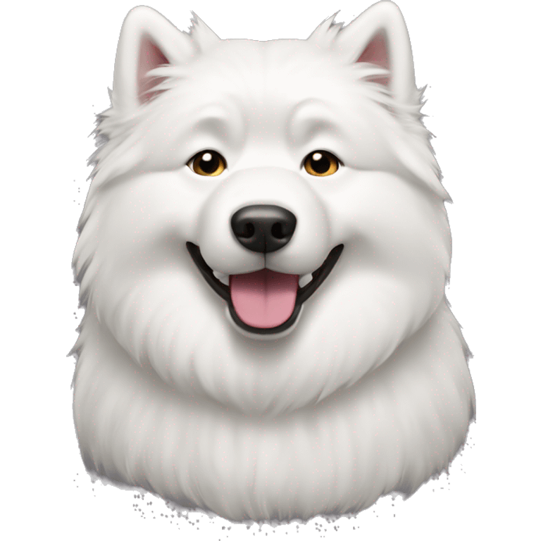 Samoyed dog emoji