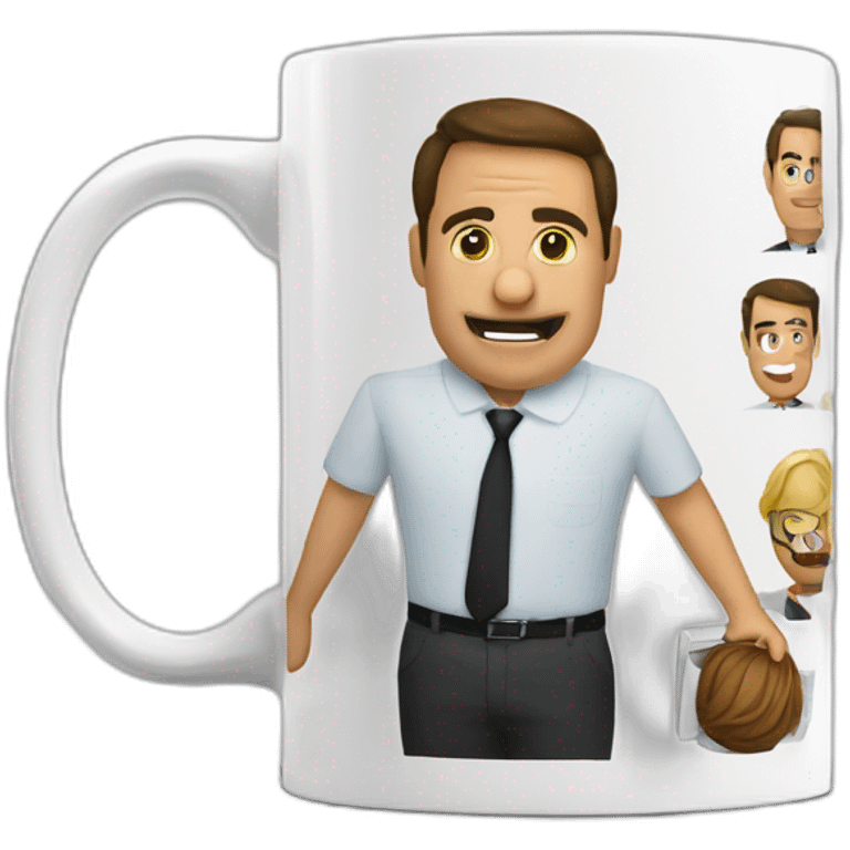 best boss the office series mug emoji