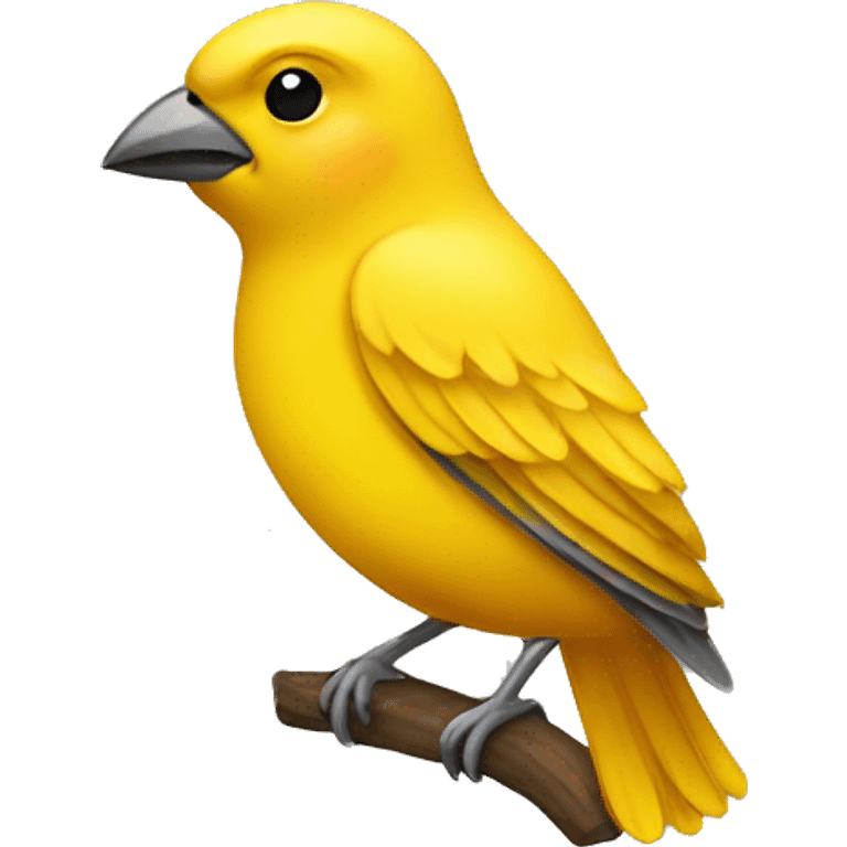 Canary bird emoji