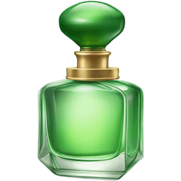 Perfume green bottle  emoji