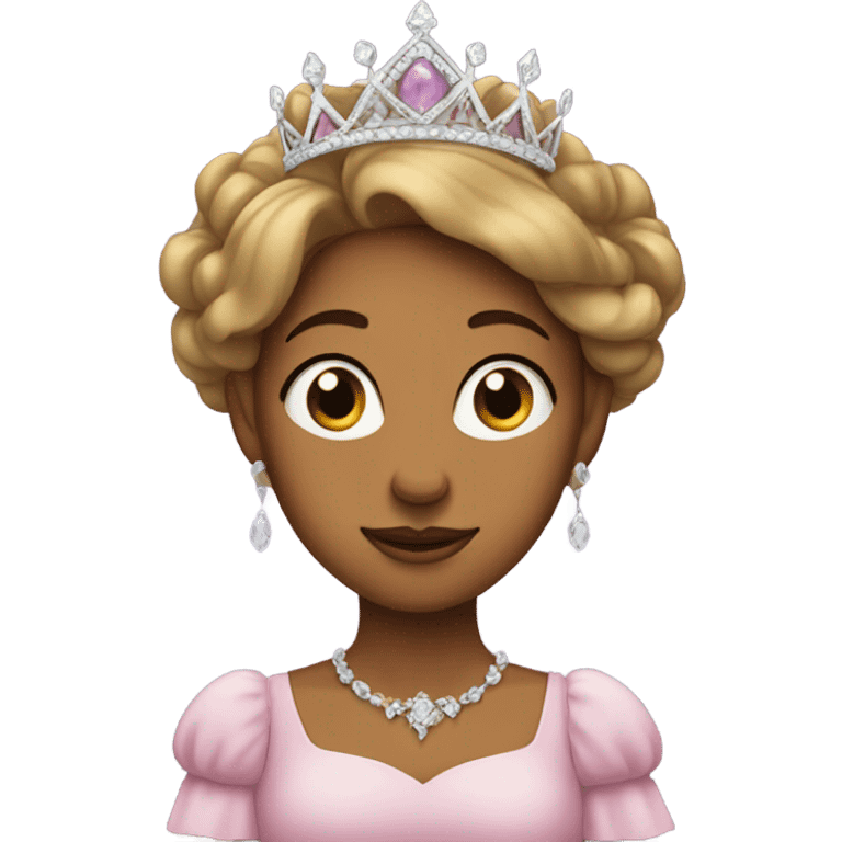 princess with hands under her chin  emoji