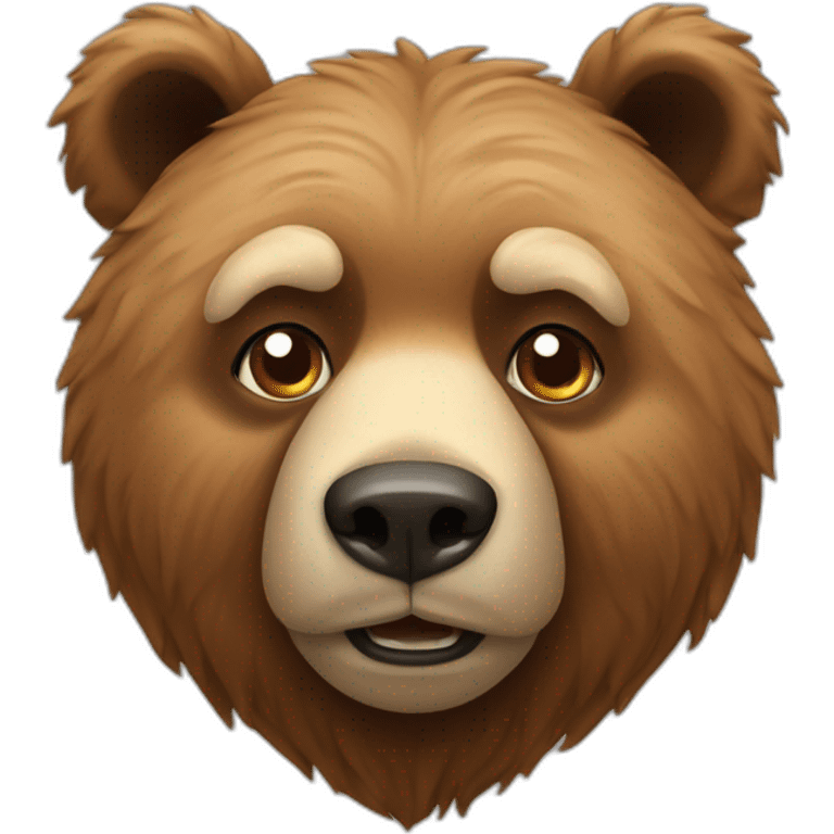 Bear ungly emoji