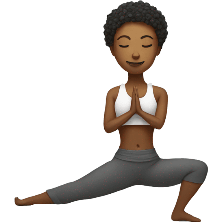 Yoga spirit emoji