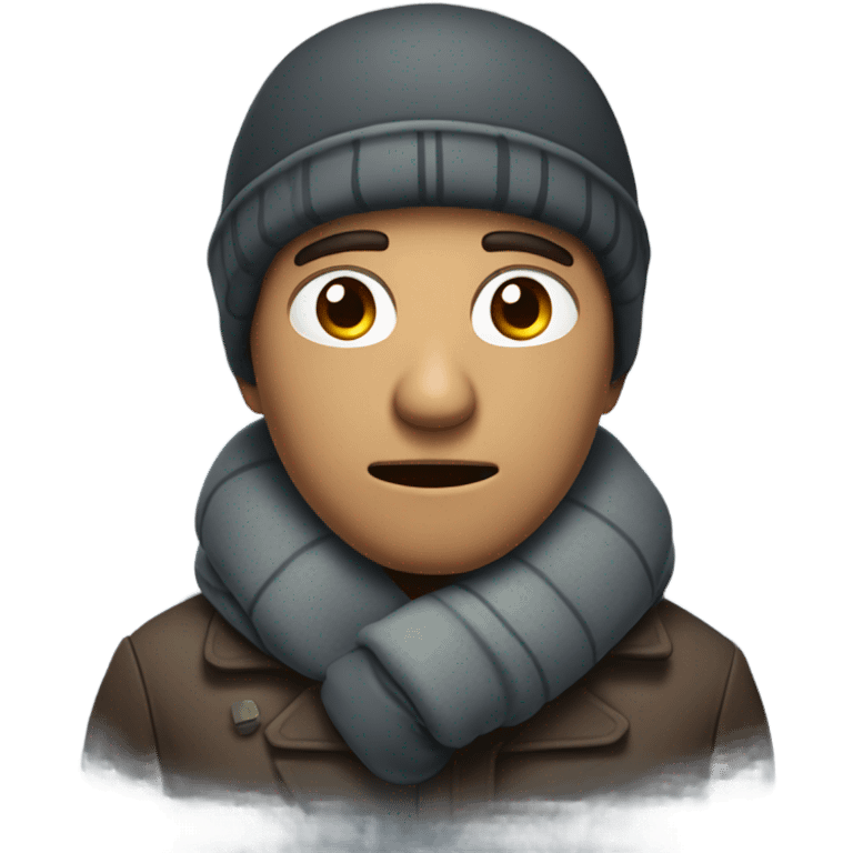 Cold man emoji