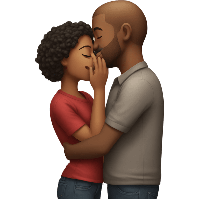 Kissing boyfriend emoji