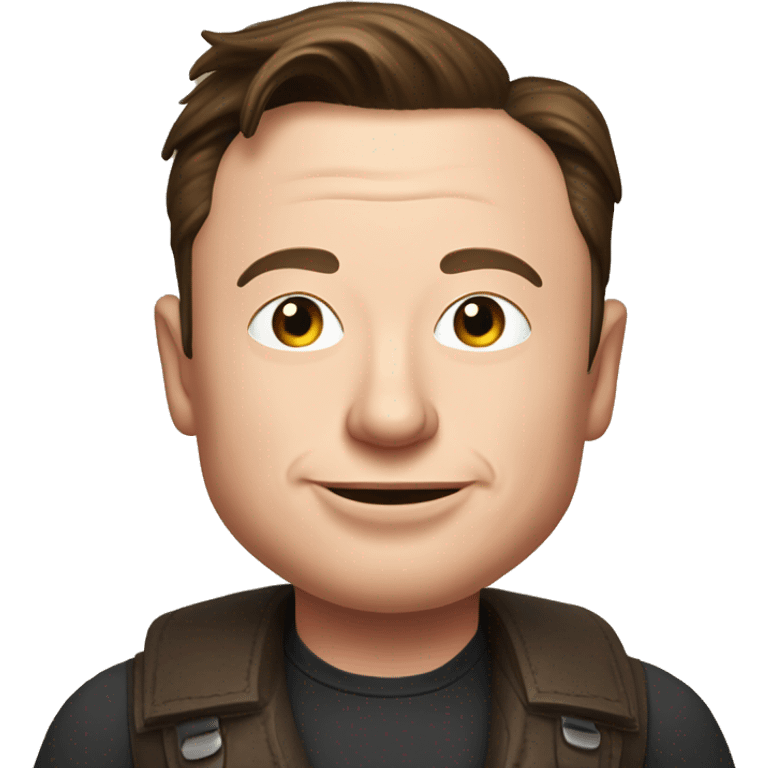 Elon Musk mit Sparschwein emoji