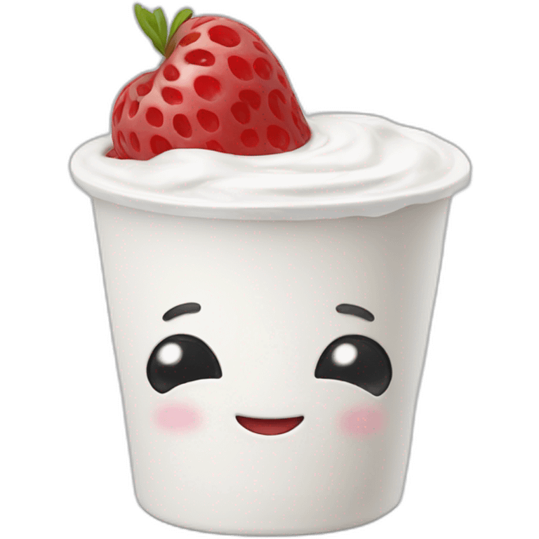 yogurt drinking emoji