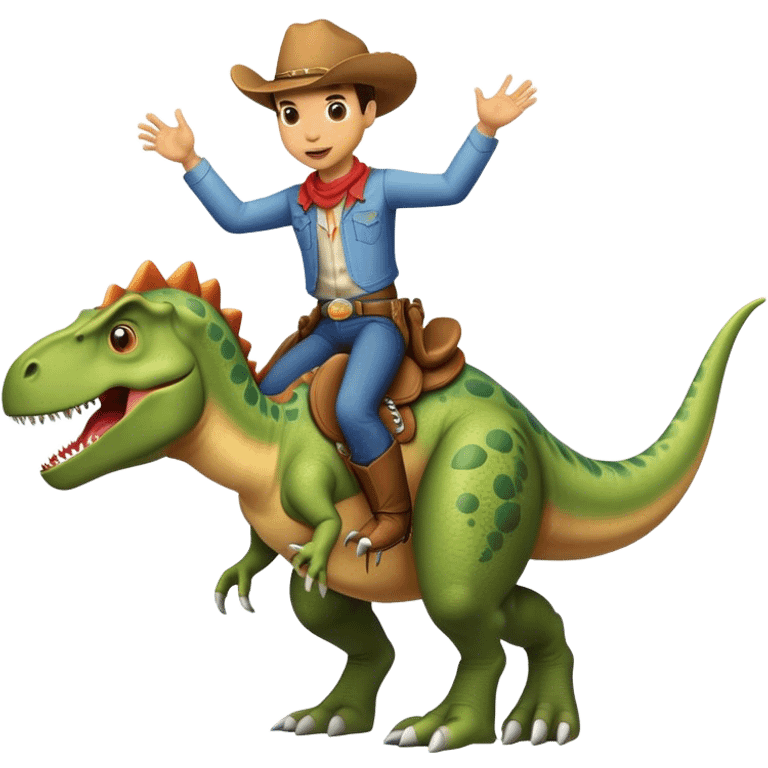 Dinosaurio Vaquero emoji