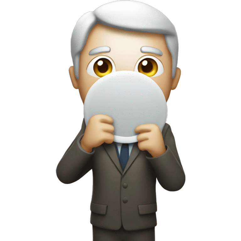 agitator holding tablet emoji