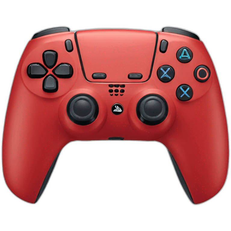 Manette ps5 rouge emoji