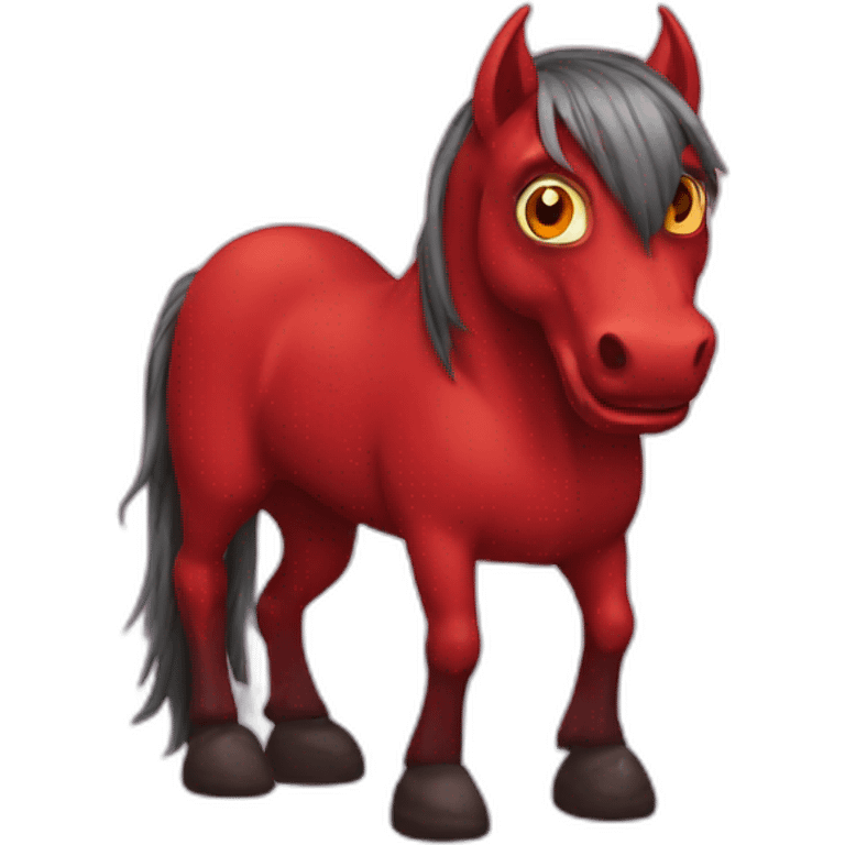 Devil horse emoji