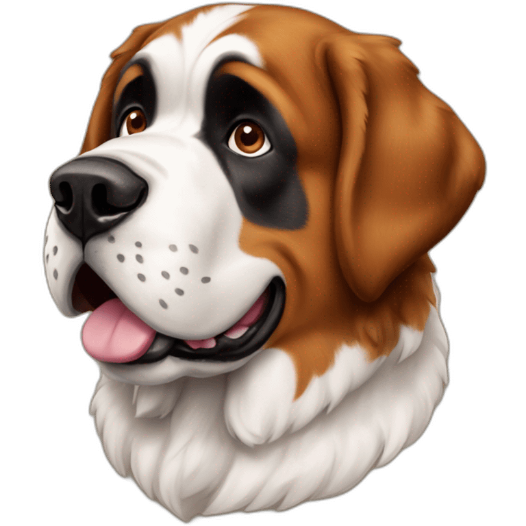 Saint Bernard dog emoji