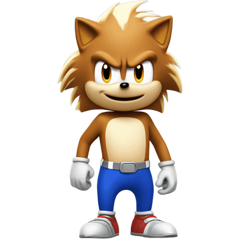 Sonic the hedgehog emoji