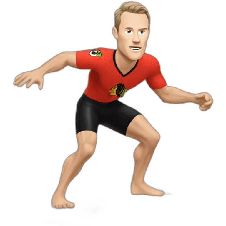 Jonathan Toews as surfer emoji