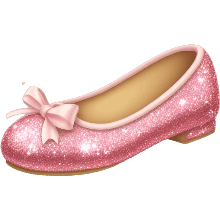 Sparkly ballerina shoes  emoji