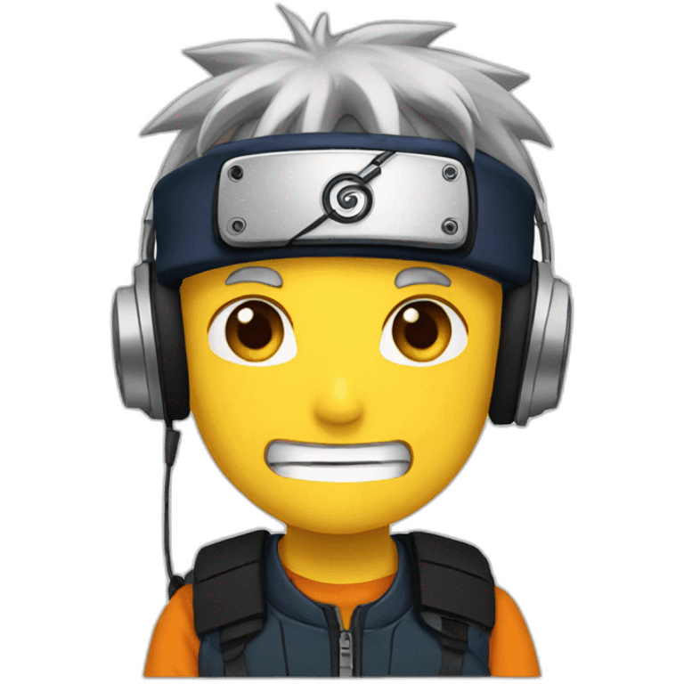 Music listening Naruto emoji