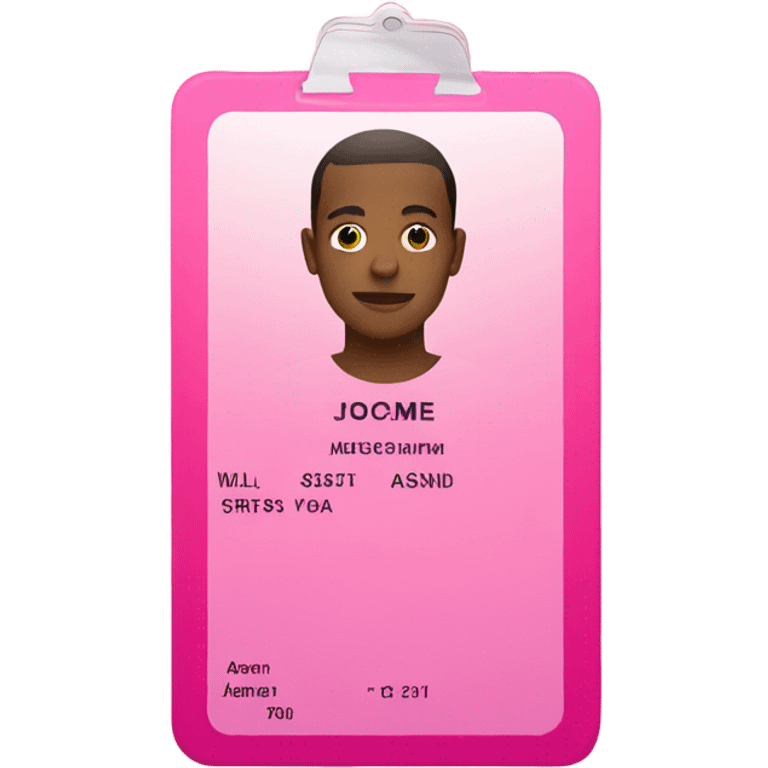 pink id emoji