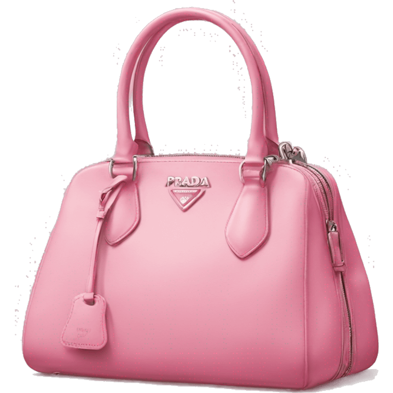 Pink prada galleria bag emoji