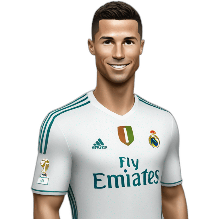 Ronaldo avec ligue des champion emoji