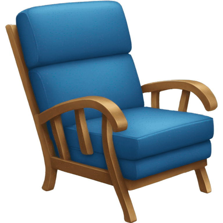 blue couch chair emoji