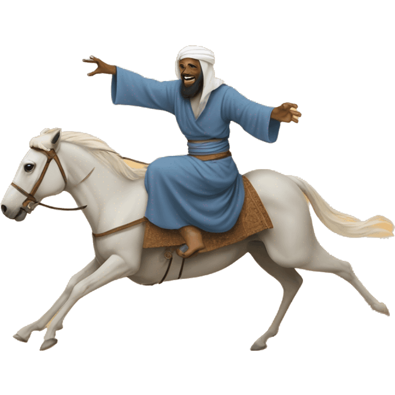 Majnun who falls into the desert emoji