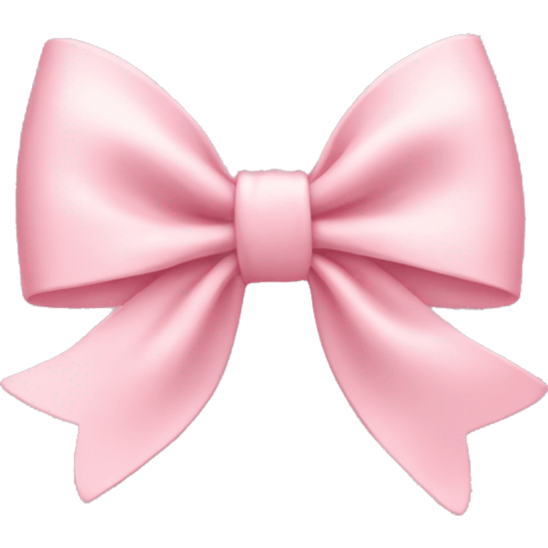 light pink bow emoji