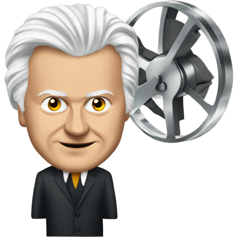 geert wilders met figet spinner emoji