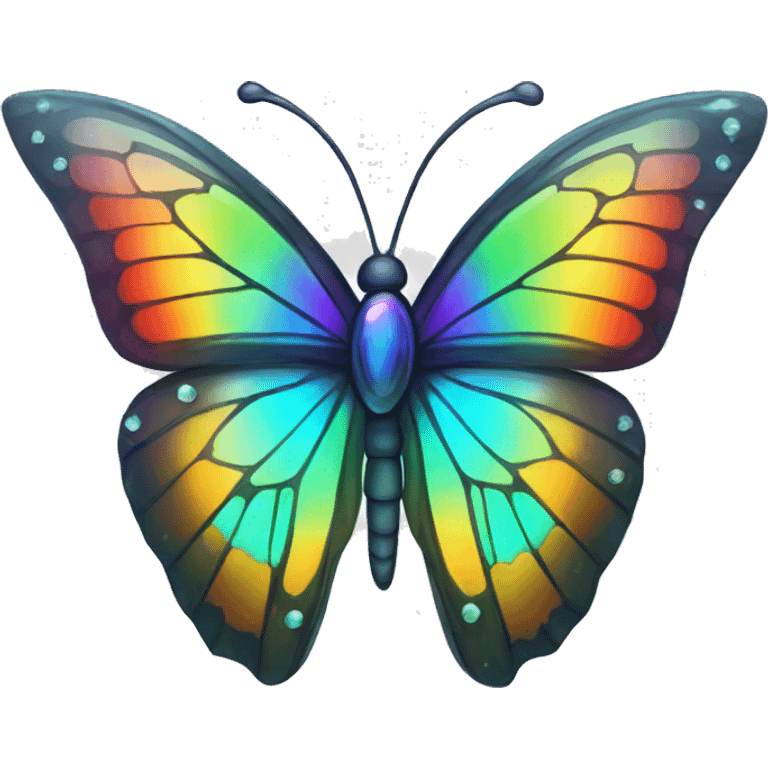 One Rainbow-Crystal-Gem-Butterfly-Crystal-Fly emoji