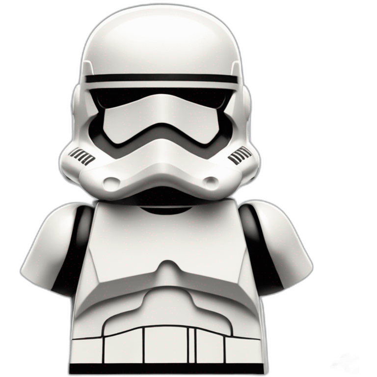 Stikcer of Lego Star Wars Trooper emoji