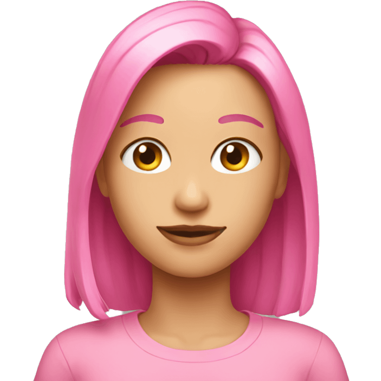 Pink top emoji