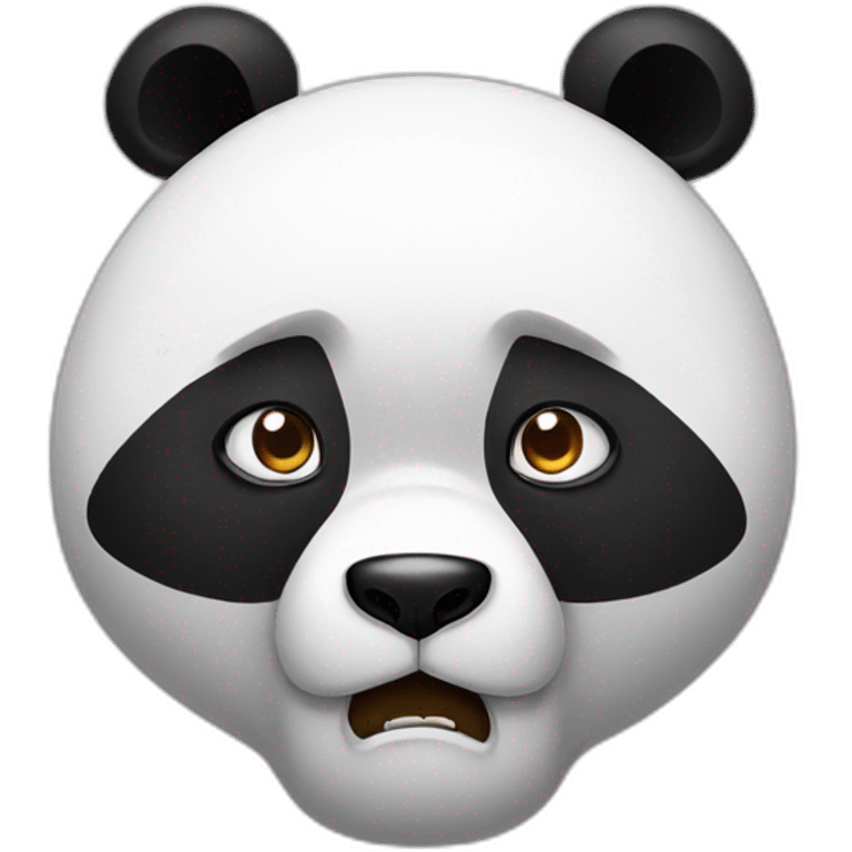 Panda angry emoji