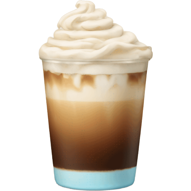 Iced lattte  emoji