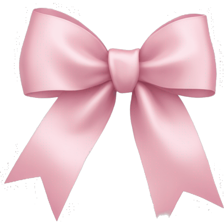 light pink ribbon bow emoji