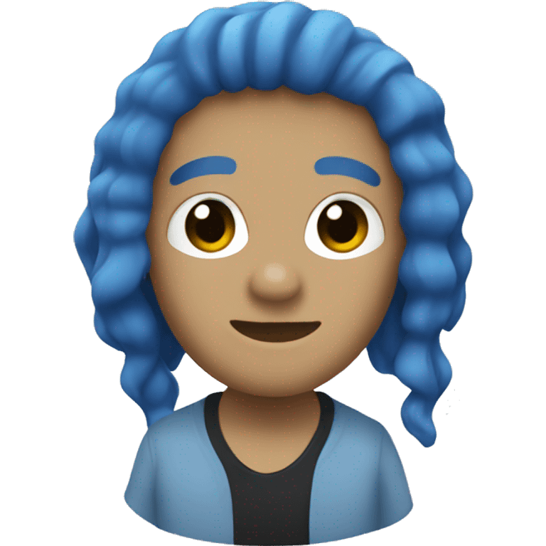 blue vinyl  emoji