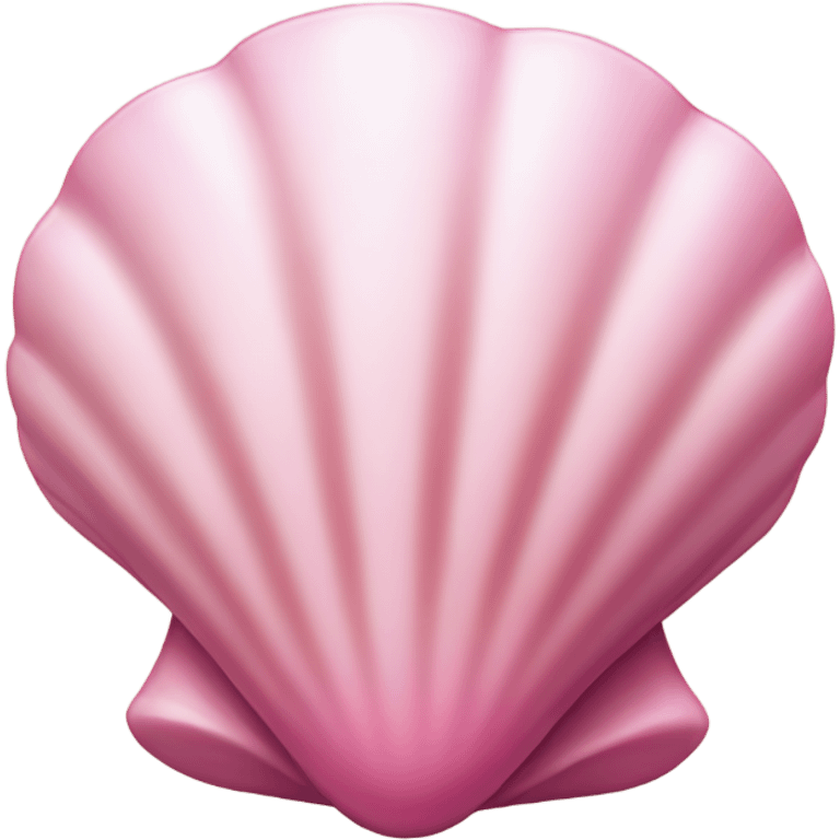 Pink shell emoji