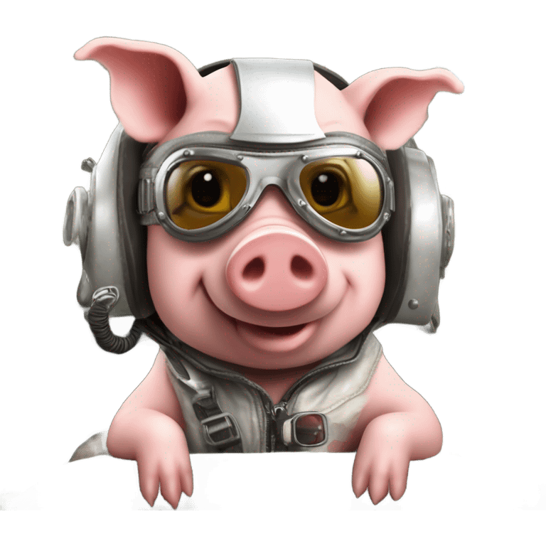 Piggy pilot emoji