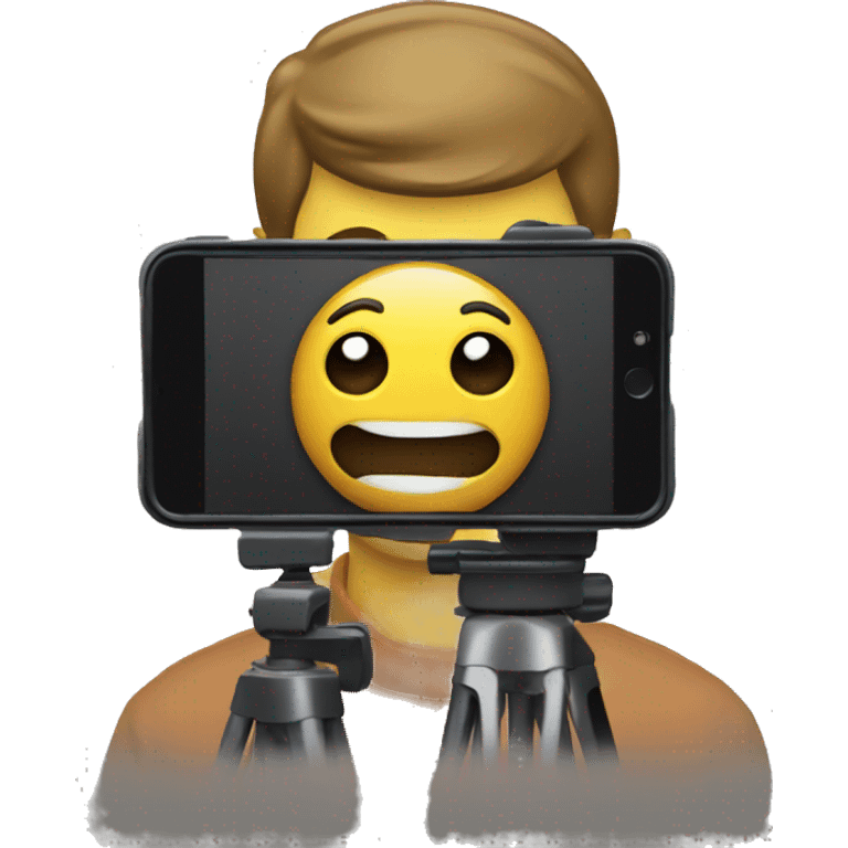 iPhone filming emoji