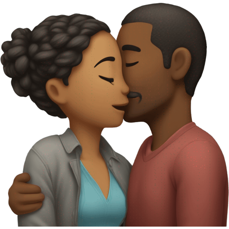 Kissing my boyfriend  emoji